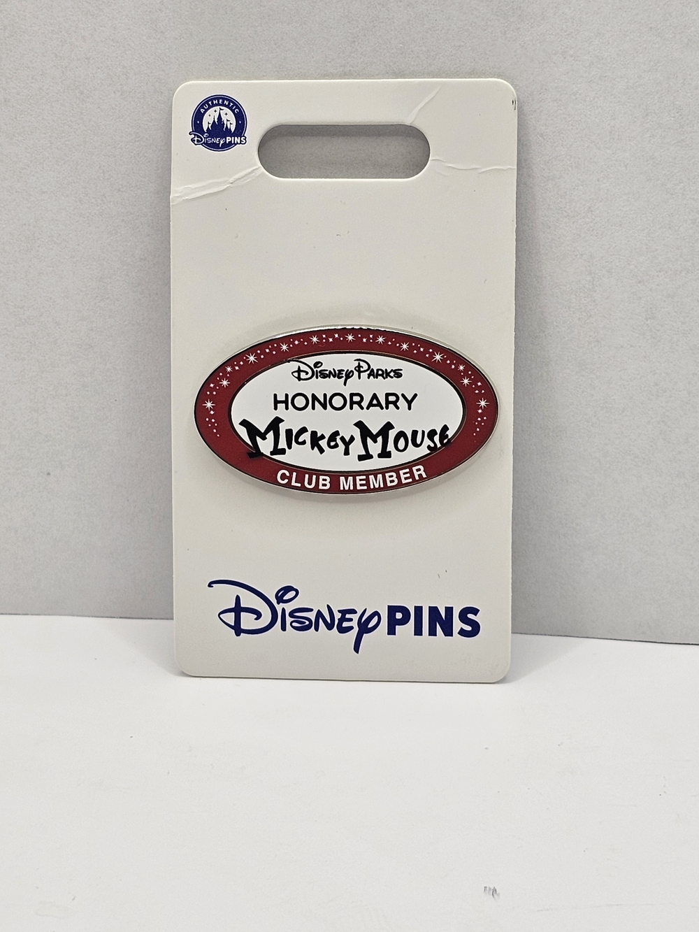 Disney Parks Honorary Mickey Mouse Club Member Enamel Pin - New